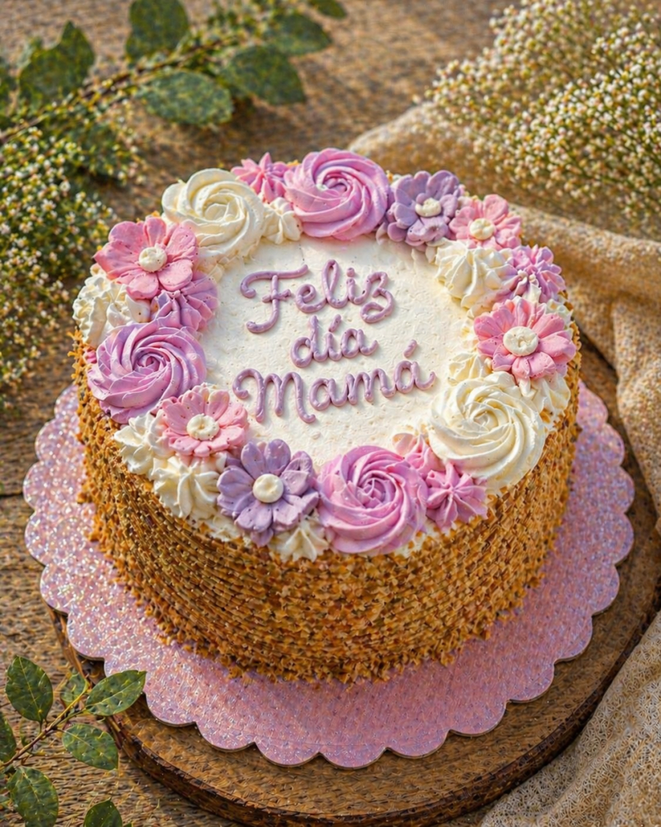 Torta Día de la Madre Hoja Manjar1