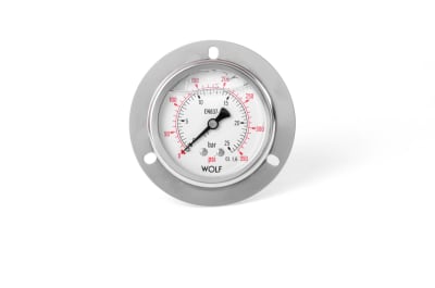 Manometro Wolf 63mm Inox BR Post Rell.1