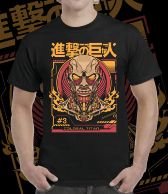 POLERA ATAQUE A LOS TITANES