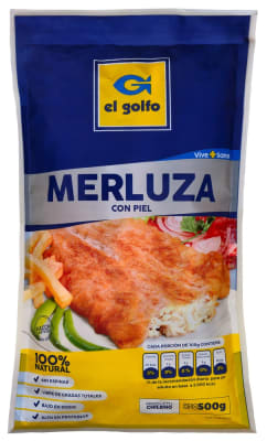 Merluza Filete Con Piel El Golfo 500Gr