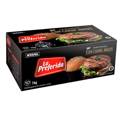 Hamburguesa Angus Caja La Preferida 10Un
