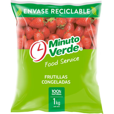 Frutillas Enteras Minuto Verde 1Kg
