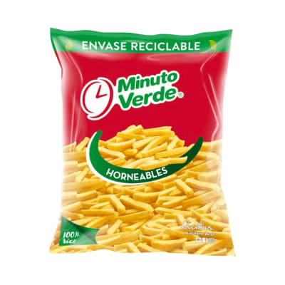 Papas Pre Fritas Tradicional 12/12 Minuto Verde 2.5Kg