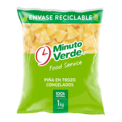Piña en Trozos Minuto Verde 1Kg