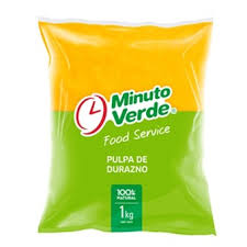 Pulpa Durazno Minuto Verde 1Kg
