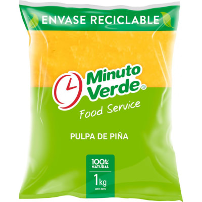 Pulpa Piña Minuto Verde 1Kg
