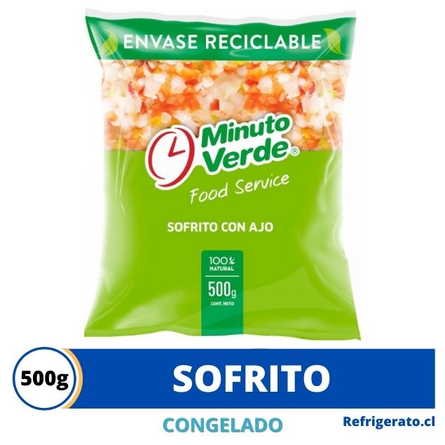 SOFRITO MINUTO VERDE 500GR Congelados Refrigerato