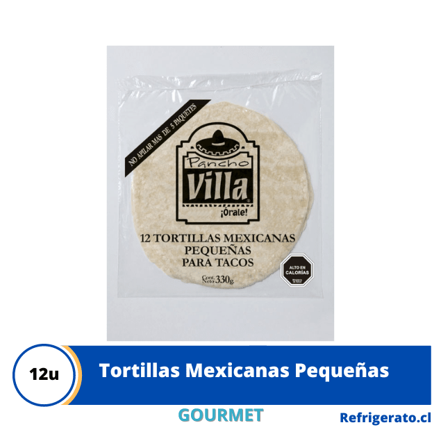 TORTILLAS PANCHO VILLA 12UN / 18CM Congelados Refrigerato