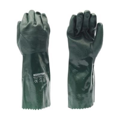 GUANTE PVC VERDE KRON Q2 45 cm