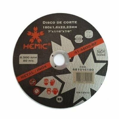 DISCO DE CORTE HEMIC 7 PULG