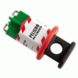 BLOQUEO DE BREAKER ELÉCTRICO VERDE DE 11 MM