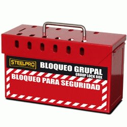 CAJA DE BLOQUEO GRUPAL ROJA1