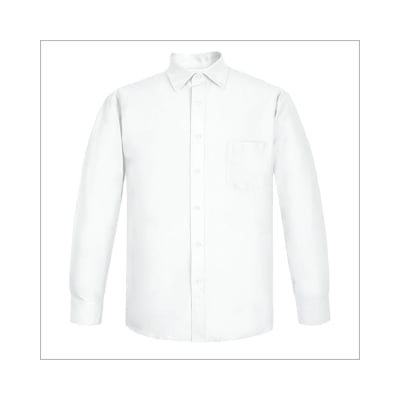 CAMISA OXFORD M/L BLANCA 90G1