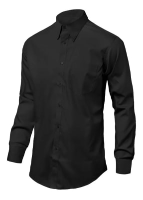 CAMISA OXFORD M/L NEGRO MTX1