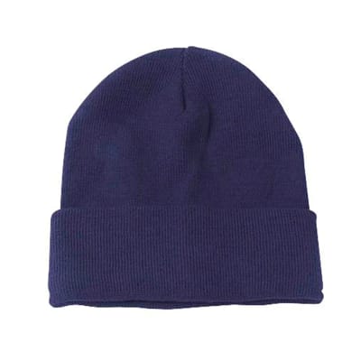 GORRO LANA CON POLAR AZUL