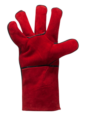 GUANTE SOLDADOR ROJO 
