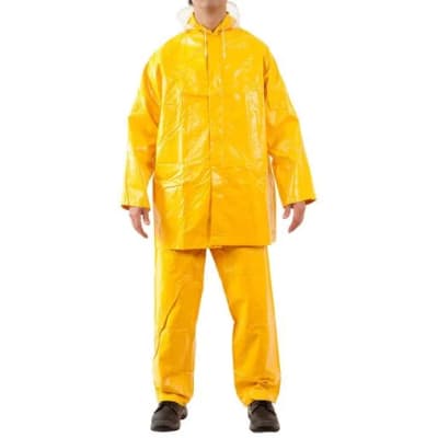 impermeable amarillo