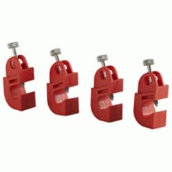 KIT BLOQUEOS DE BREAKER ELÉCTRICO CON TUERCA AJUSTABLE (4 UNIDADES)