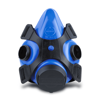 RESPIRADOR MEDIO ROSTRO MASPROT 1.2 SKYBLUE1