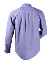 CAMISA CAMBRAY INDIGO ROSSIGNOL 100% ALGODON