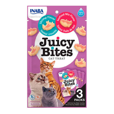 JUICY BITES SHRIMP & SEAFOOD MIX FLAVOR (SABOR CAMARÓN Y MARISCOS)