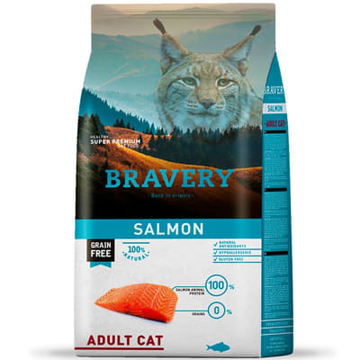 BRAVERY SALMON ADULT CAT 2kg1