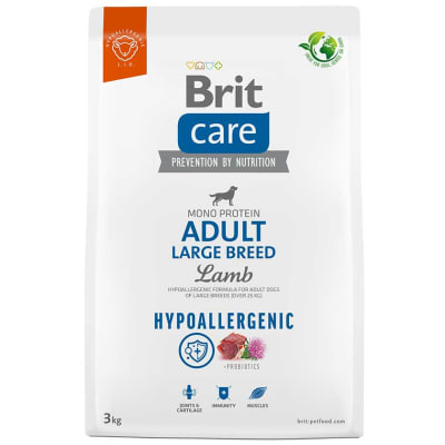 BRIT CARE PERRO HIPOALERGÉNICO ADULTO LARGE BREED LAMB 3KG