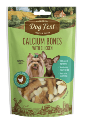 DOG FEST CALCIUM BONES PARA RAZAS PEQUEÑAS 55g1