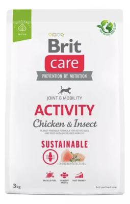 BRIT CARE DOG CHICKEN & INSECT ACTIVITY 3 KG