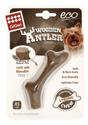 GIGWI WOODEN ANTLER TALLA XS1