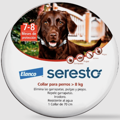 ELANCO SERESTO COLLAR ANTIPULGAS PARA PERROS DE MÁS DE 8 KILOS (70 cm)1
