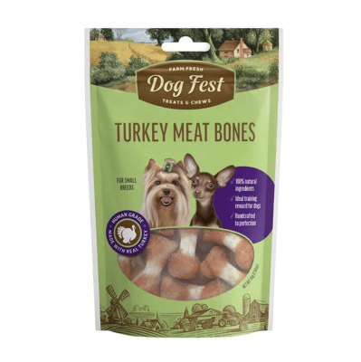 DOG FEST TURKEY MEAT BONES PARA RAZAS PEQUEÑAS 55g1