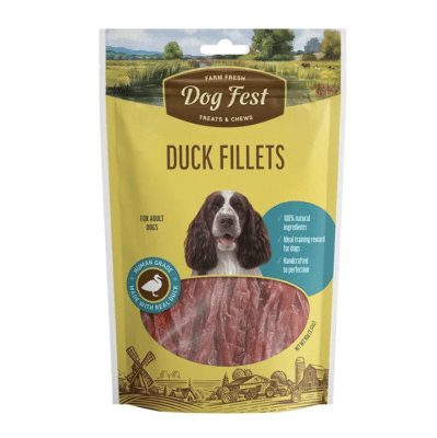 DOG FEST DUCK FILLETS PARA PERROS ADULTOS 90g