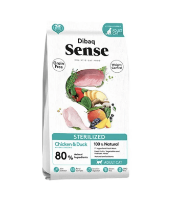 SENSE STERILIZED ADULT CAT CHICKEN AND DUCK 1,5kg1