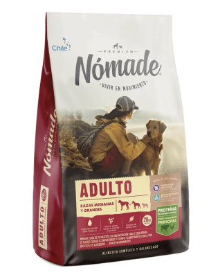 NOMADE PERRO ADULTO RAZAS MEDIANAS Y GRANDES 20kg