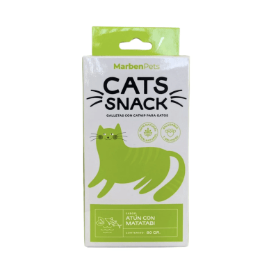 CATS SNACK MARBENPETS CON SABOR ATÚN CON MATATABI 80gr1