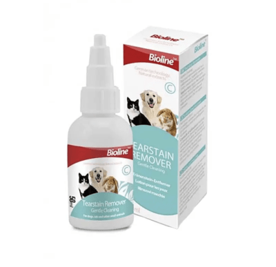 BIOLINE TEAR STAIN REMOVER (REMOVEDOR DE MANCHAS DE LAGRIMAS EN MASCOTAS) 50ml