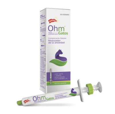 HOLLIDAY OHM GATOS 1 JERINGA (BIOMODULADOR COADYUVANTE EN EL MANEJO DE LA ANSIEDAD) 7g