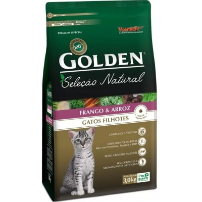 GOLDEN SELECCION NATURAL KITTEN POLLO Y ARROZ 3KG