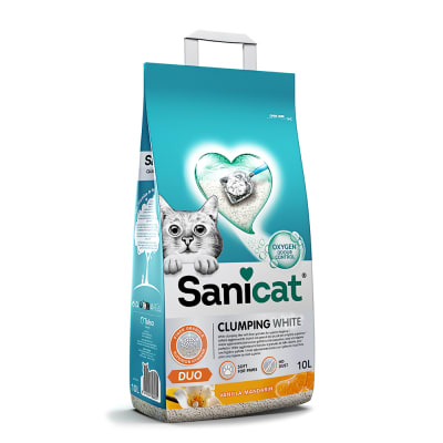 ARENA AGLUTINANTE SANICAT DUO VAINILLA Y MANDARINA 8,5 KG1