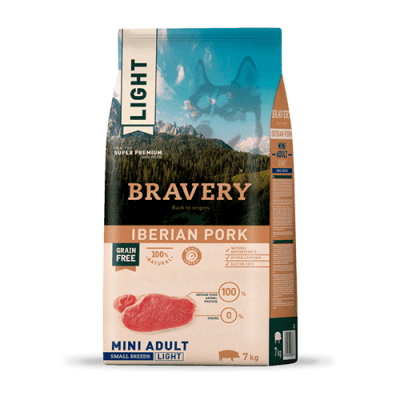 BRAVERY LIGHT IBERIAN PORK MINI ADULT SMALL BREEDS 2 KG1