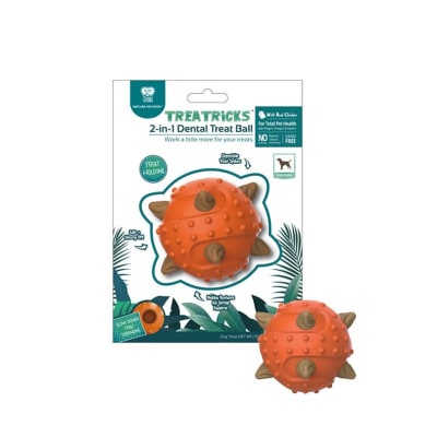 DENTAL TREAT BALL (PELOTA JUGUETE DENTAL PARA PERRO)