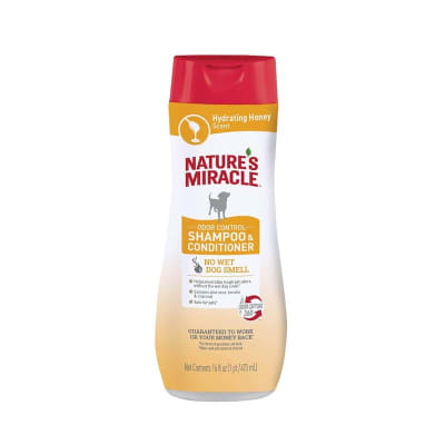 NATURE'S MIRACLE ODOR CONTROL SHAMPOO AND CONDITIONER HYDRATING HONEY 473ml1