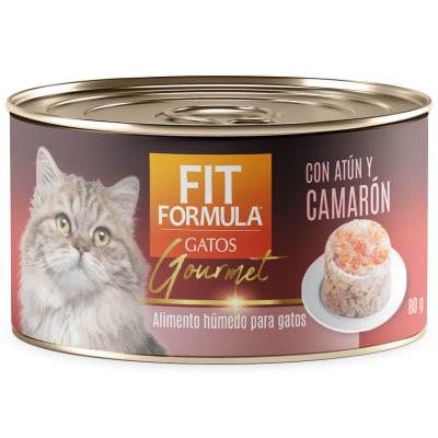 LATA FIT FORMULA GATOS ATUN CON CAMARÓN 80g
