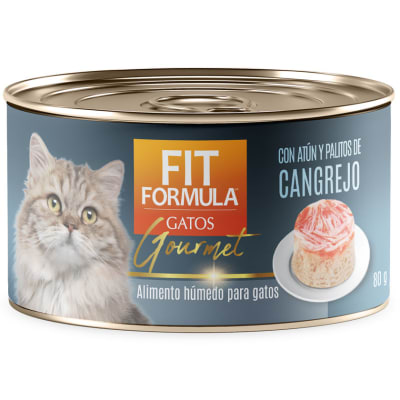 LATA FIT FORMULA GATOS ATÚN CON CANGREJO 80g