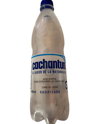 AGUA MINERAL CACHANTUN CON GAS 600CC