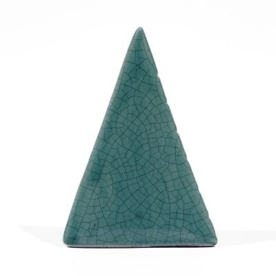 ESMALTE VERDE TRANSLUCIDO CRAQUELADO
