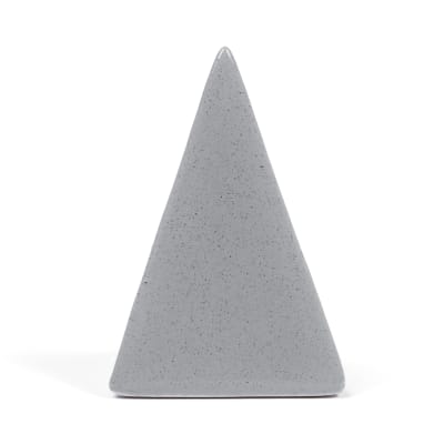 ESMALTE GRIS CLARO BRILLANTE CON PUNTOS