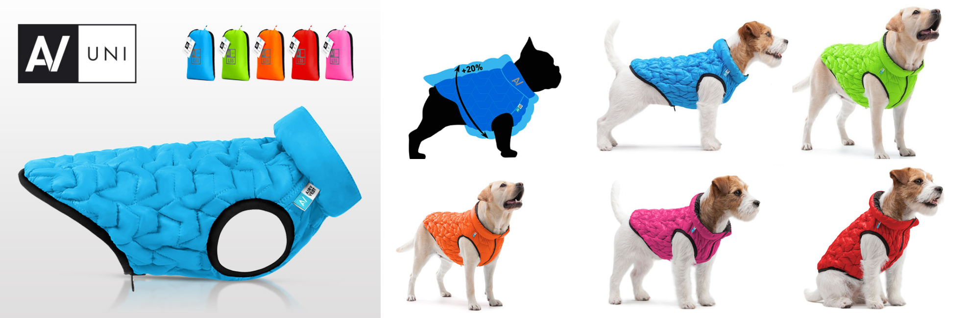 Airy Vest - chalecos expandibles reversibles e impermeables