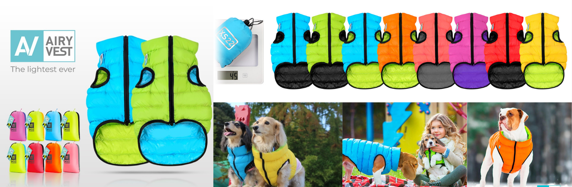 Airy Vest - chalecos reversibles impermeables